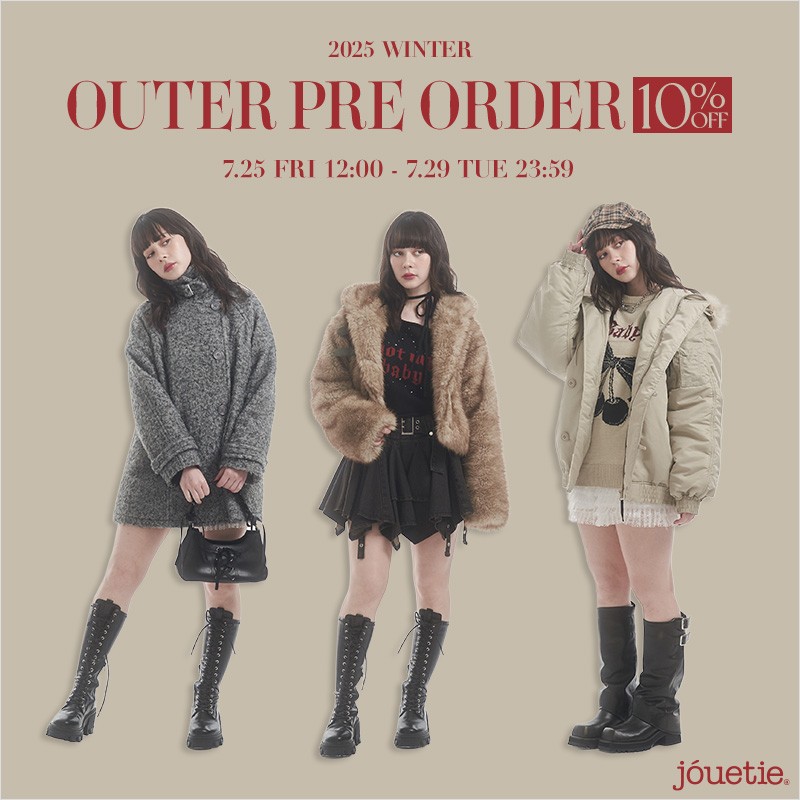 jouetie_com's tweet image. /
2025AW jouetie OUTER ♥
PREORDER START 10%OFF ♥
\
アウターご予約で10%off
でゲットできます. ⟡ ₊ .
会場はこちらから↓↓↓
runway-webstore.com/ap/s/v/MK080/?…