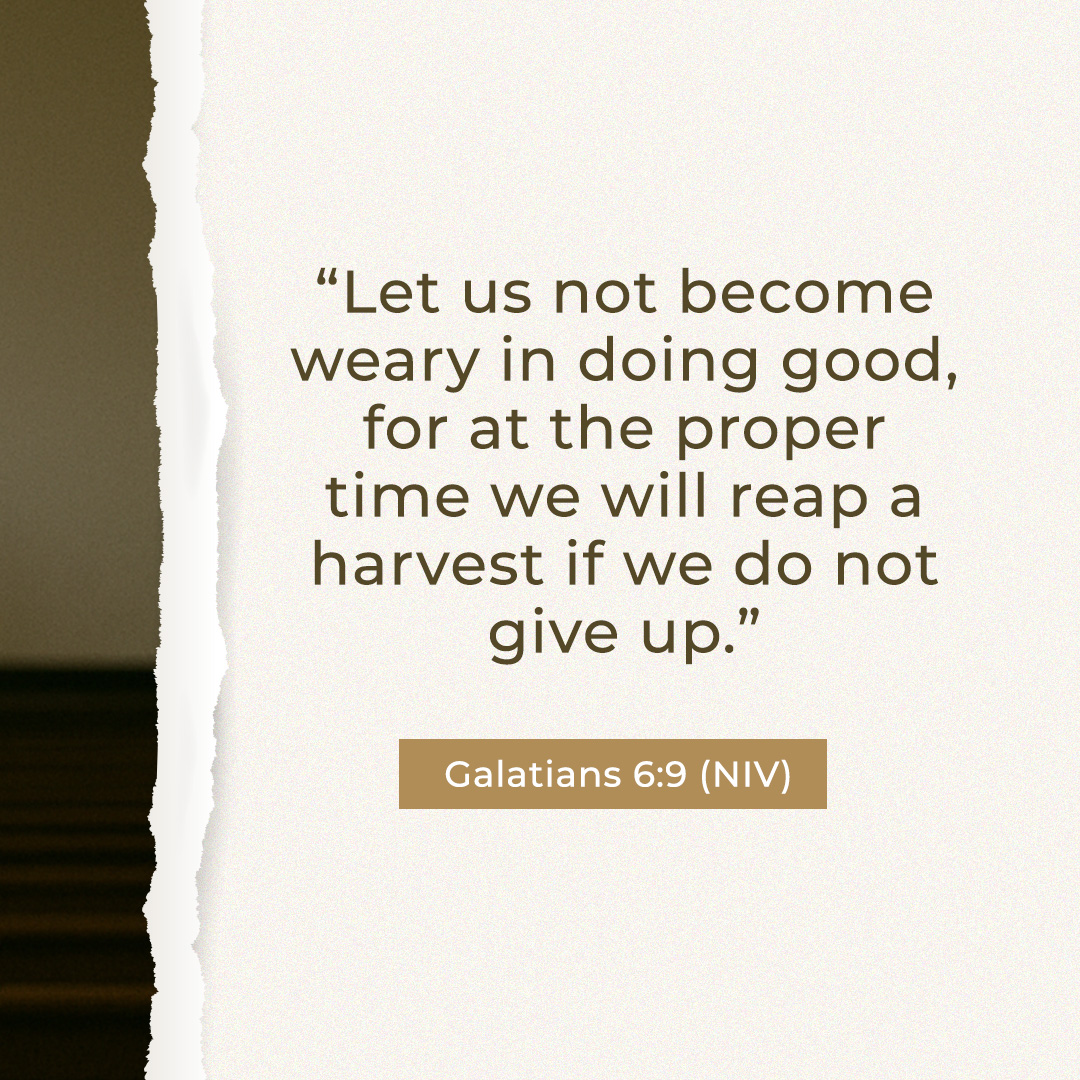 SermonShots's tweet image. Ministry can feel exhausting when you don’t see results. But Galatians 6:9 reminds us, don’t give up.
Your harvest is coming. 🌱✨
Tag someone in ministry who needs this today.
You are making an eternal difference. 💛
#SermonShots
