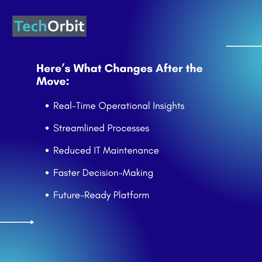 TechorbitL's tweet image. Struggling with slow reports, disconnected systems & rising IT costs?
S/4HANA Cloud changes that with real time insights, streamlined operations & lower infra costs.
See the impact across your business:
📩 techorbitmarketing@gmail.com
#SAPGoldpartner #TechOrbit