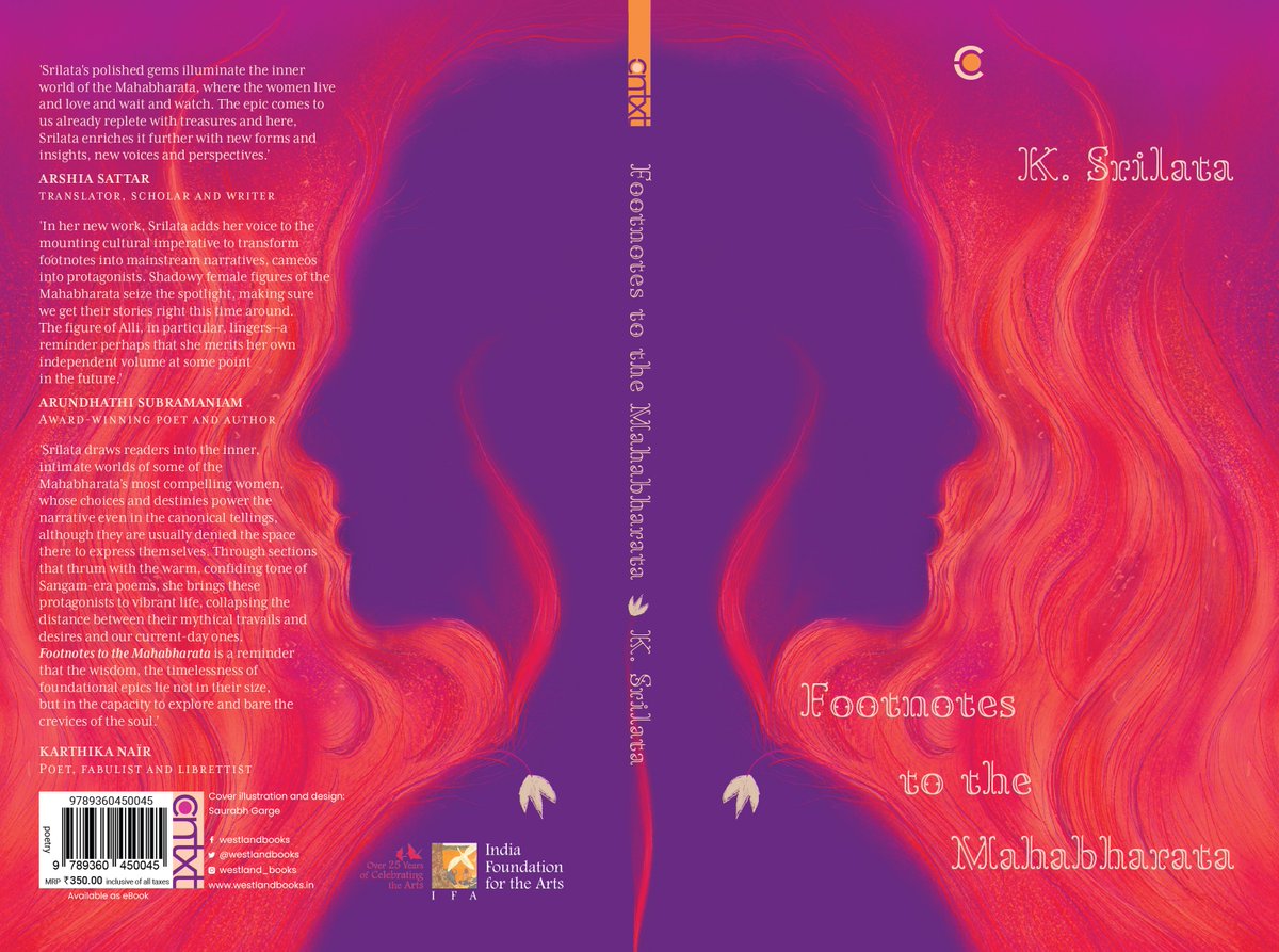 SrilataKrishnan's tweet image. The Madras Players is reading from &quot;Footnotes to the Mahabharata&quot; this evening at 7 pm (CP Arts Centre, Eldams Road) as part of a Madras Book Club event. It would be an understatement to say that I am deeply honoured. These &quot;Madras&quot; things are so precious:) @WestlandBooks