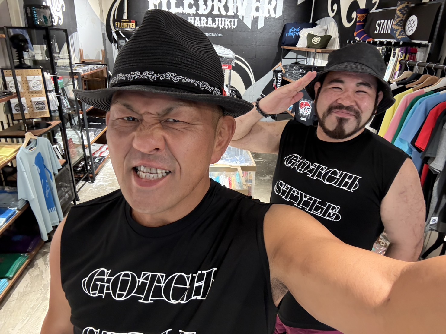 パイルドライバー　鈴木みのる　ハット帽 プロレスラー鈴木みのるの〈パイルドライバー〉× CA4LAコラボ第7
