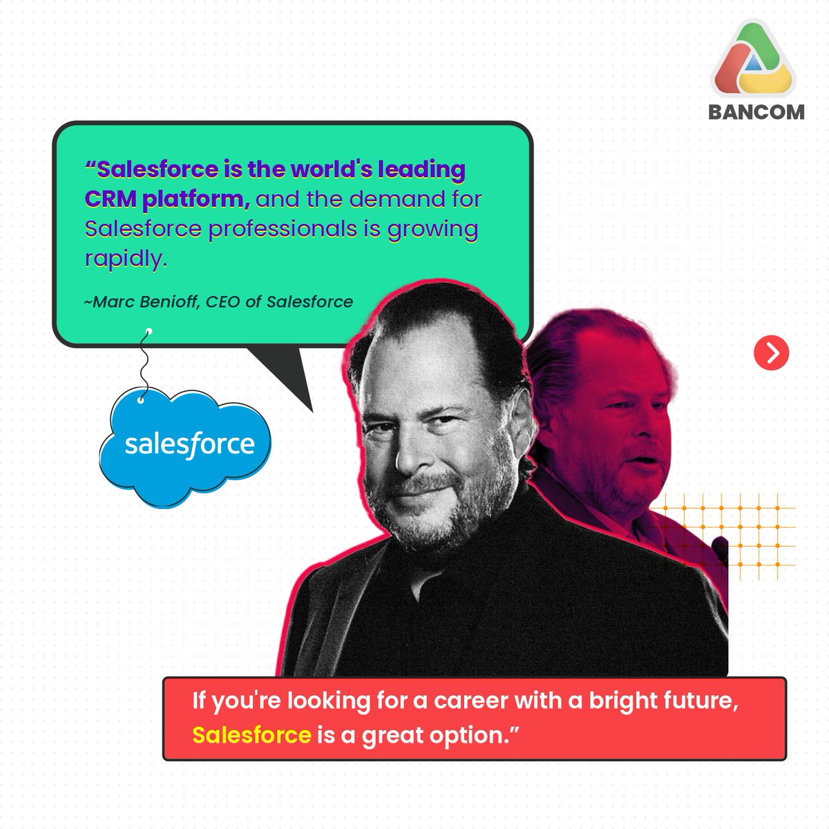 Bancom_io's tweet image. Most Salesforce experts once Googled: “What even is Salesforce?”
They just started.
At BANCOM, we don’t just teach Salesforce,
We guide you to a confident career.
📩 upskills@bancom.io | 📞 +91 83067 23901
#SalesforceTraining #Bancom #SalesforceCourse #UpskillNow