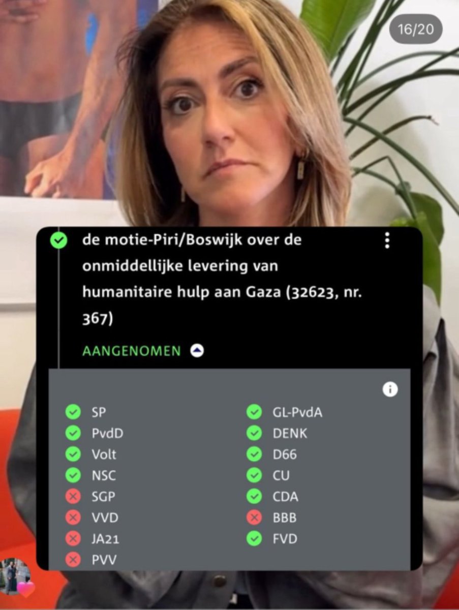 Karinkaatj's tweet image. Terwijl ruim 100 organisaties alarm slaan over de uithongering in Gaza stemmen deze partijen tegen de onmiddellijke levering van humanitaire hulp. Humanitaire hulp voor kinderen die verhongeren. Fascisme heeft een gezicht. @vvd @sgp @BoerBurgerB @JuisteAntwoord @geertwilderspvv