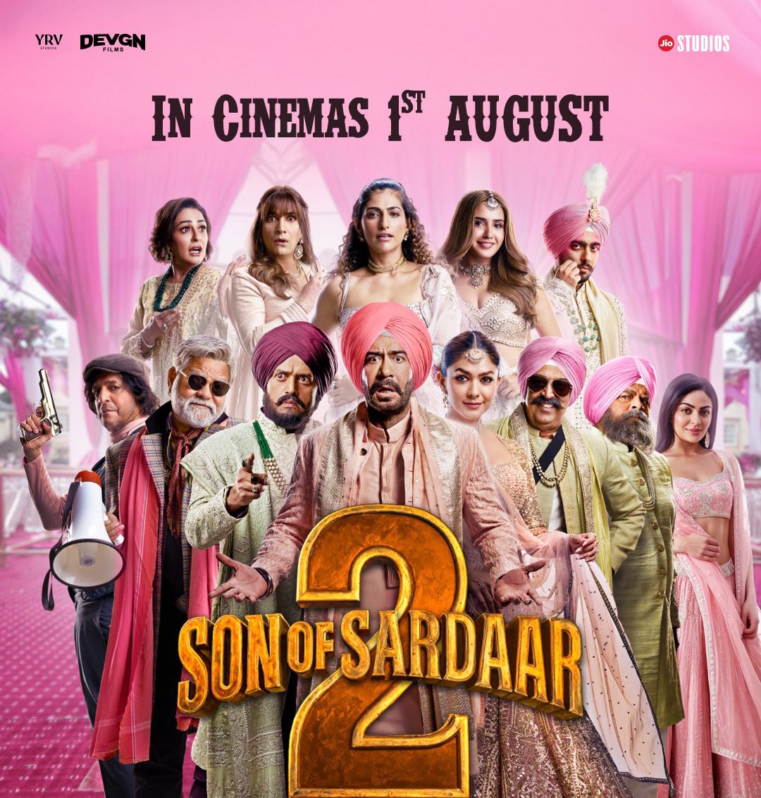 CineHub (@its_cinehub) on Twitter photo #SonOfSardaar2 is aiming 5-6cr net on its FIRST DAY at the Box-Office which will be lower than SOS by 50% and we are getting this in 2025 after 13 Years 🤯
The DOWNFALL IS REAL ! <a href="/jiostudios/">Jio Studios</a> #SonOfSardaar2 is aiming 5-6cr net on its FIRST DAY at the Box-Office which will be lower than SOS by 50% and we are getting this in 2025 after 13 Years 🤯
The DOWNFALL IS REAL ! <a href="/jiostudios/">Jio Studios</a>
