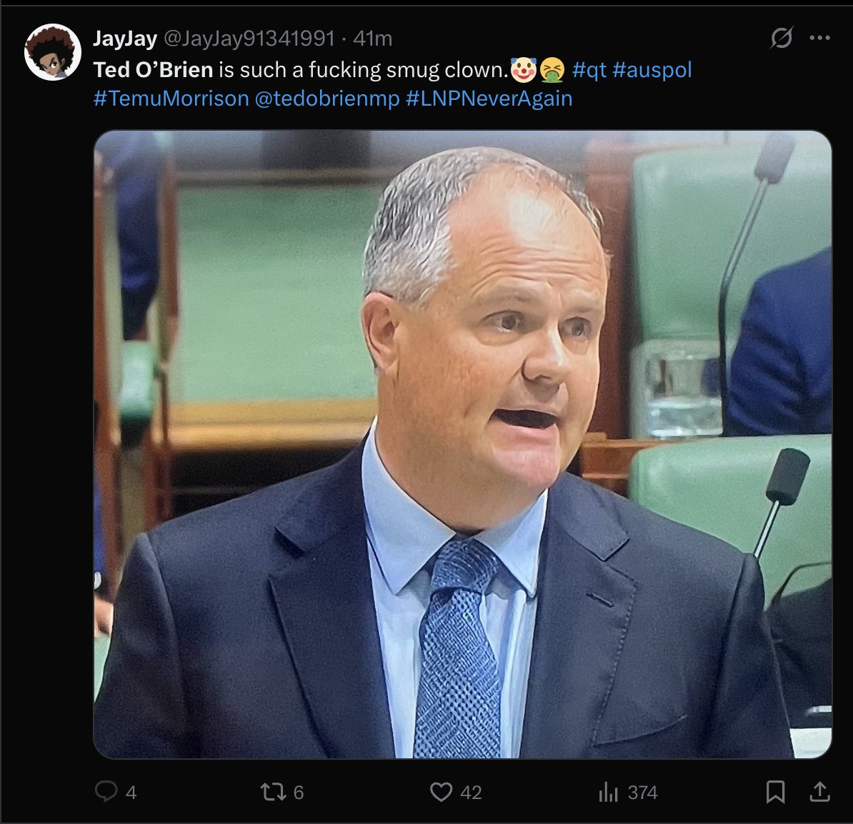 VoteLewko's tweet image. Well it's another parliamentary term and Labor's rusted-on volunteer army of flying monkeys are back at work throwing around insults rather than advancing political arguments.
Compulsory voting is a total waste of time when you have people who treat political party support the…