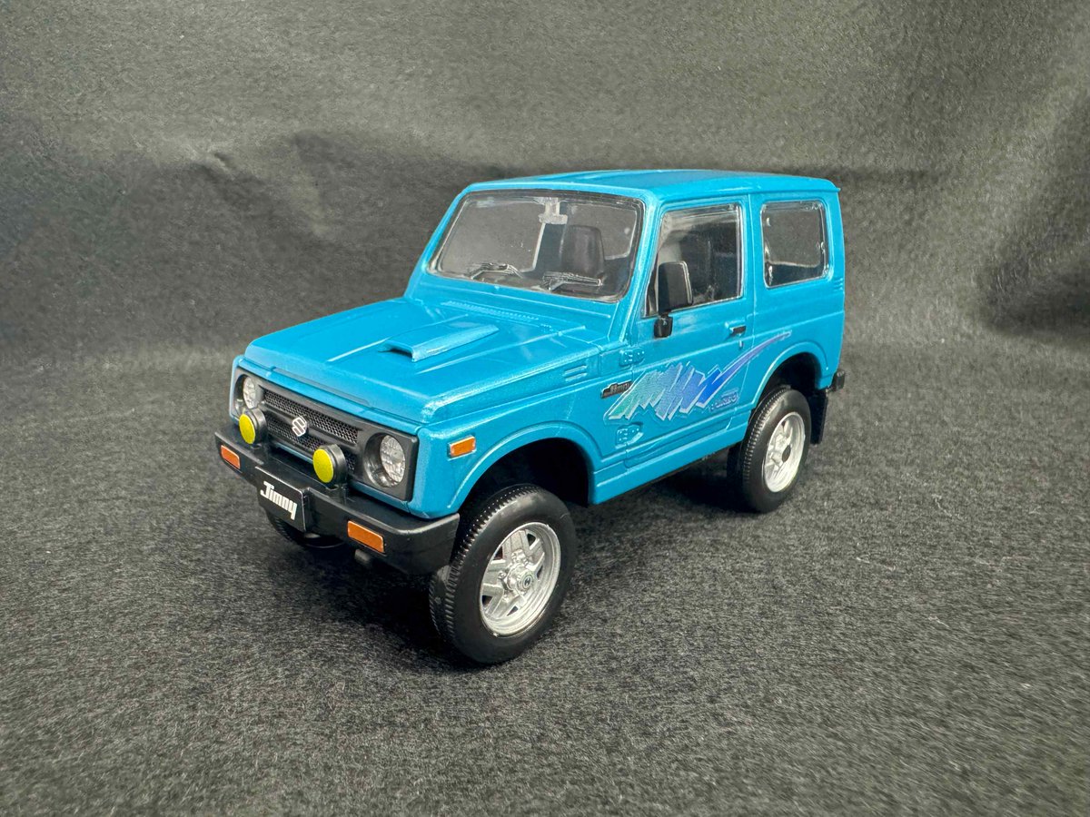 aoshima_PR's tweet image. 🔶好評発売中🔶
楽プラ スナップキット
No.18-SW スズキ JA11 ジムニー(スペリアホワイト)
No.18-CG スズキ JA11 ジムニー(チャコールグレーメタリック)
No.18-TB スズキ JA11 ジムニー(トリトンブルーメタリック)
塗装&接着剤不要で写真のような仕上がりに♪…