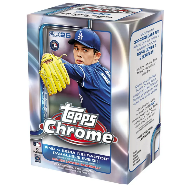 HobbyRecap's tweet image. 2025 Topps Chrome Baseball Blaster Box #ad
$39.99
➡️sovrn.co/13g9u8t