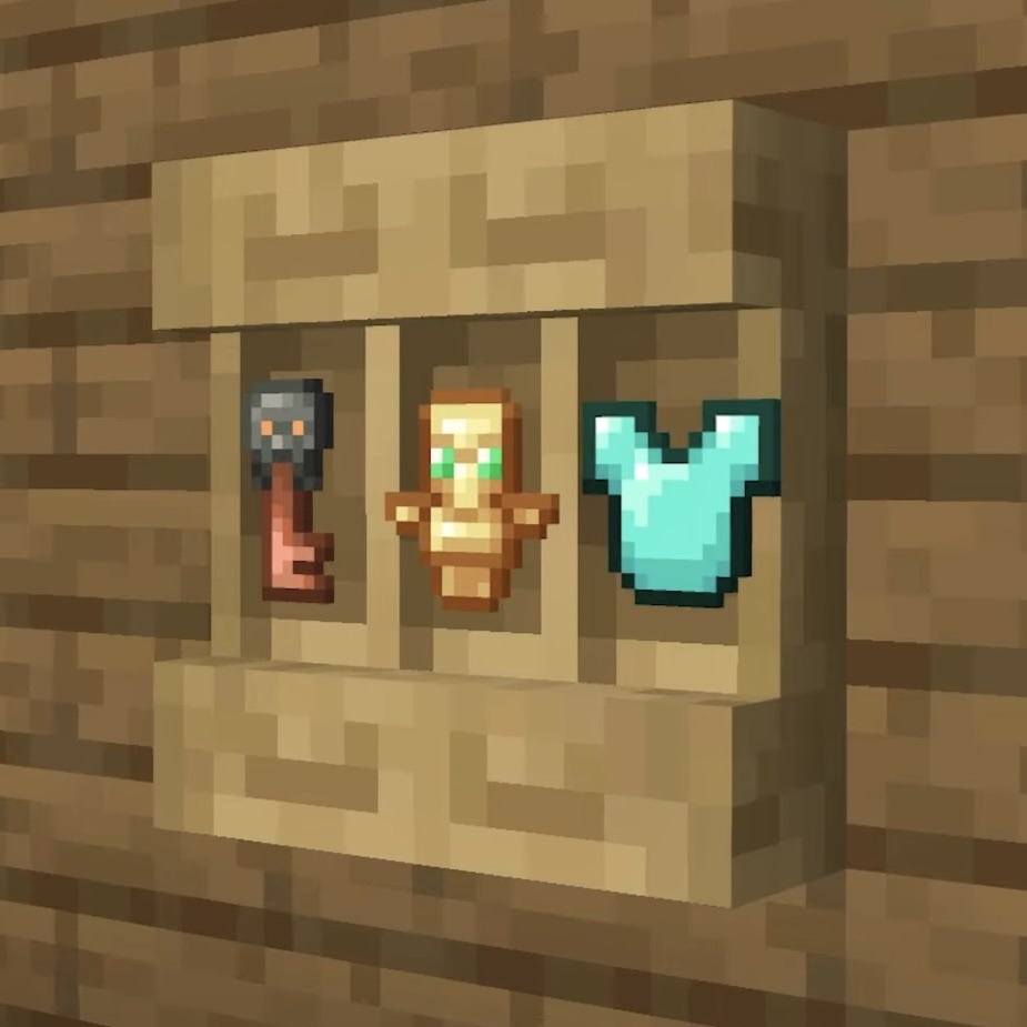 HSstudio300's tweet image. マイクラに『棚』が追加されます！
