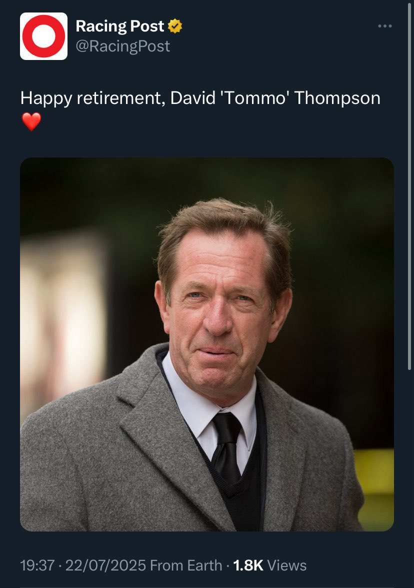 π«πππ‘ π΄ π€π§ππ₯π₯ππ« (@jockeyrach) on Twitter photo Our own newspaper, a long serving patron to our sport, they donβt even know his name.
Basic stuff <a href="/RacingPost/">Racing Post</a> π Our own newspaper, a long serving patron to our sport, they donβt even know his name.
Basic stuff <a href="/RacingPost/">Racing Post</a> π