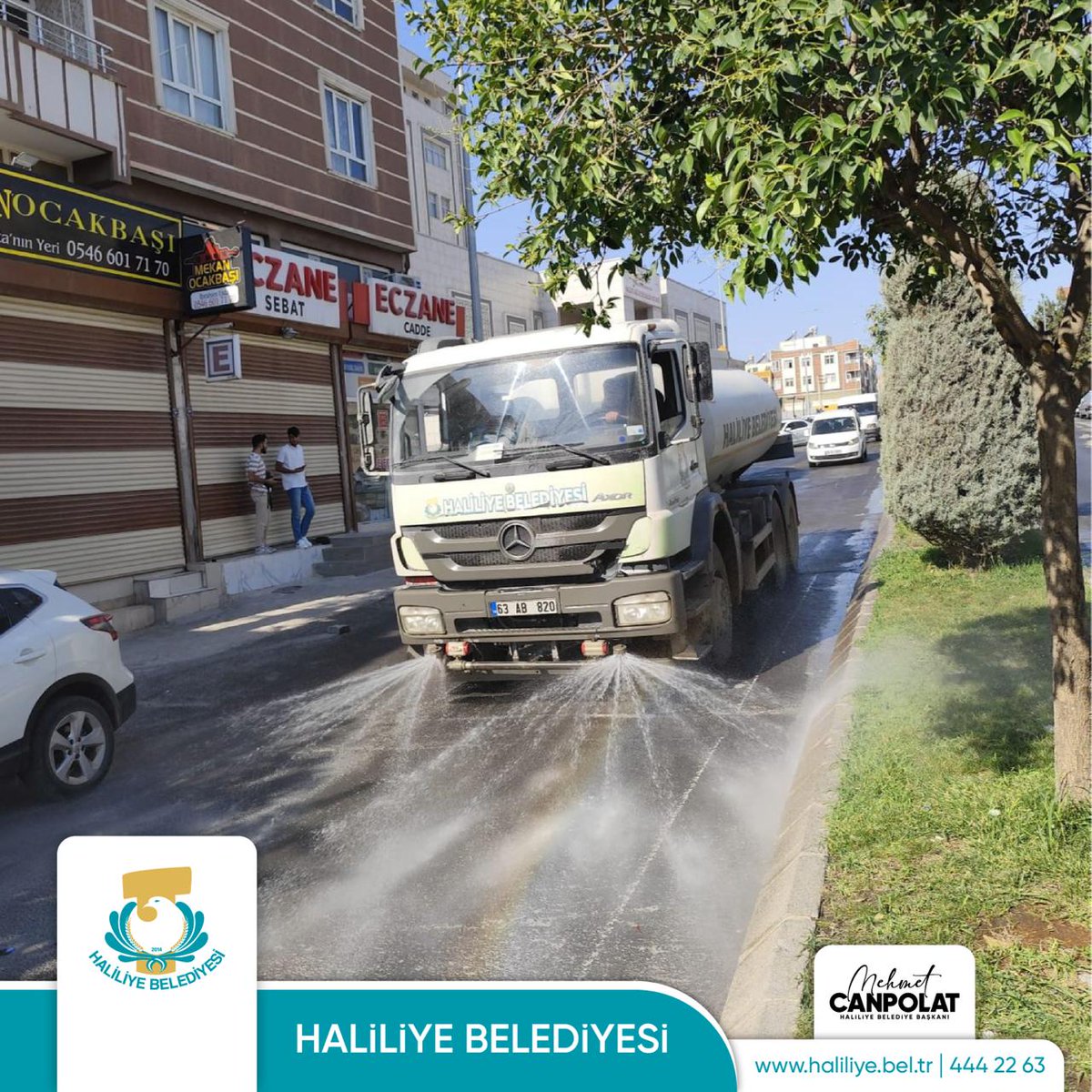 Haliliye’mizde temizlik aralıksız sürüyor. 💪

🔹Temizlik İşleri Müdürlüğümüz, ilçemiz genelindeki temizlik çalışmalarını hummalı şekilde sürdürüyor. 🧹💦