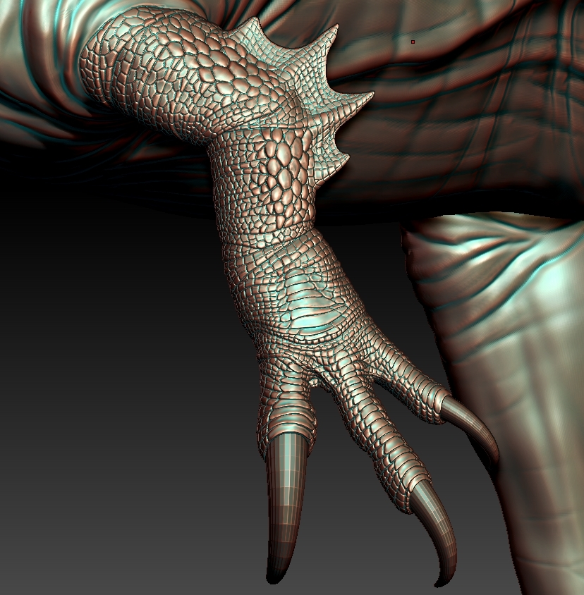 arm is finally done omg i had to do literally every single scale manually