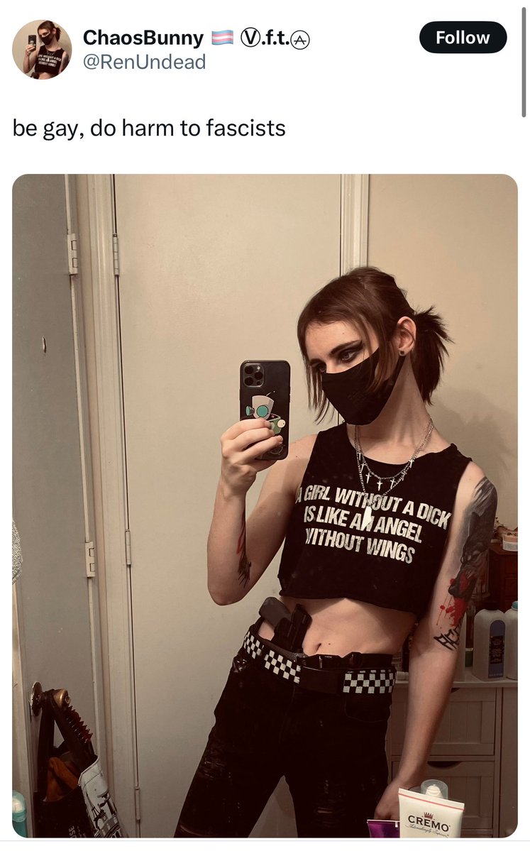 TheRealBrandWiz's tweet image. It’s a doubleheader day for my This Is Not a Lesbian series.
This creepy man likes guns way too much & if anyone shouldn’t own guns, it’s him.
He’s not a lesbian, not gay & just another predatory str8 man needing schooling on how offensive that shirt is. Girls don’t have dicks.