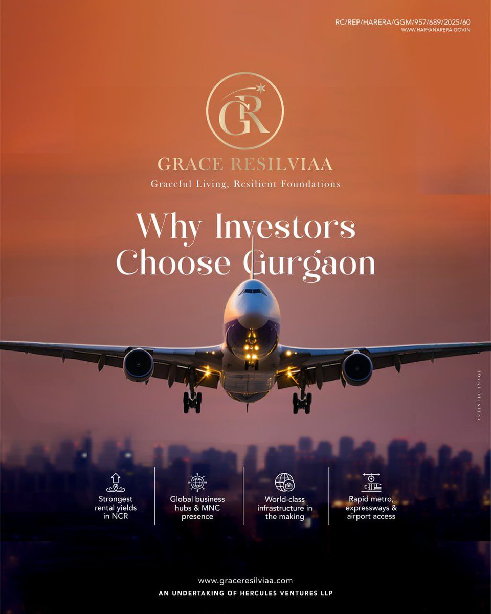 GraceResilviaa's tweet image. Gurgaon: India’s Economic Powerhouse

A magnet for global business, top talent, and smart capital.

#InvestInGurgaon #GurgaonRealEstate #GurgaonGrowth #CommercialCapitalIndia #Sector78Gurgaon #GraceResilviaa