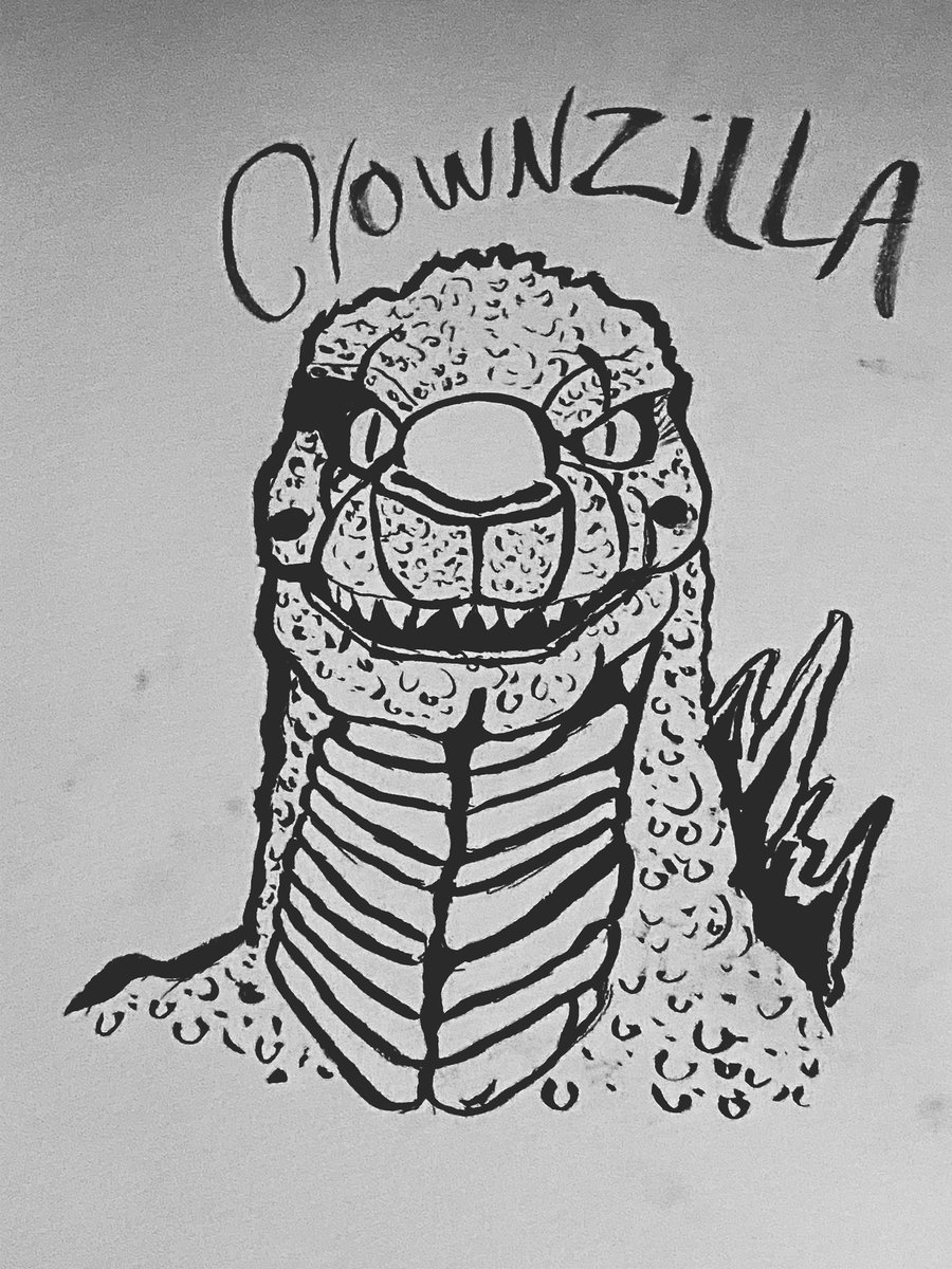 Homievulgaris's tweet image. Daily sketch 4. Watching shin Godzilla and thought about his true final form.