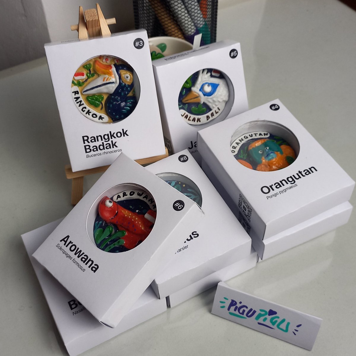 diradirago_4u's tweet photo. magnet kulkas tema Indonesia. yg cari buah tangan atau oleh-oleh atau souvenir buat kolega, teman, atau tamu, mungkin ini bisa jadi pilihan. asli dibuat di Indonesia. https://t.co/Kq0t5EXH50