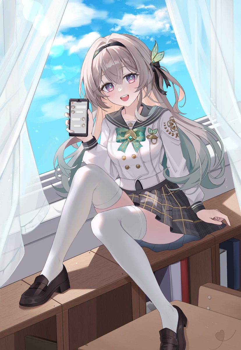 boriilust_'s tweet image. #スターレイル📷
#HonkaiStarRail📷
#Firefly
ホタル 校服💚
반디 교복 작업했습니다~!