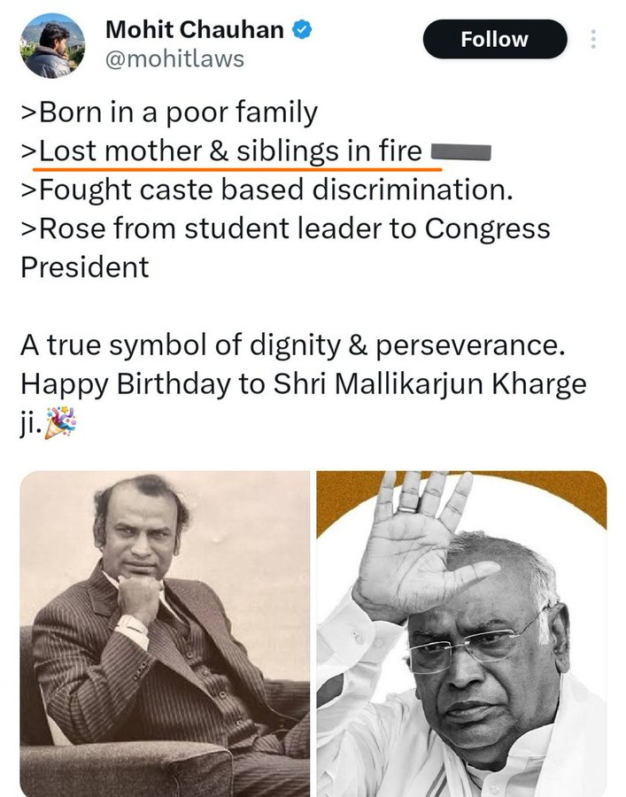 rishibagree's tweet image. The Congress cheerleader failed to mention that the Razakars set fire to kill his family in 1948.