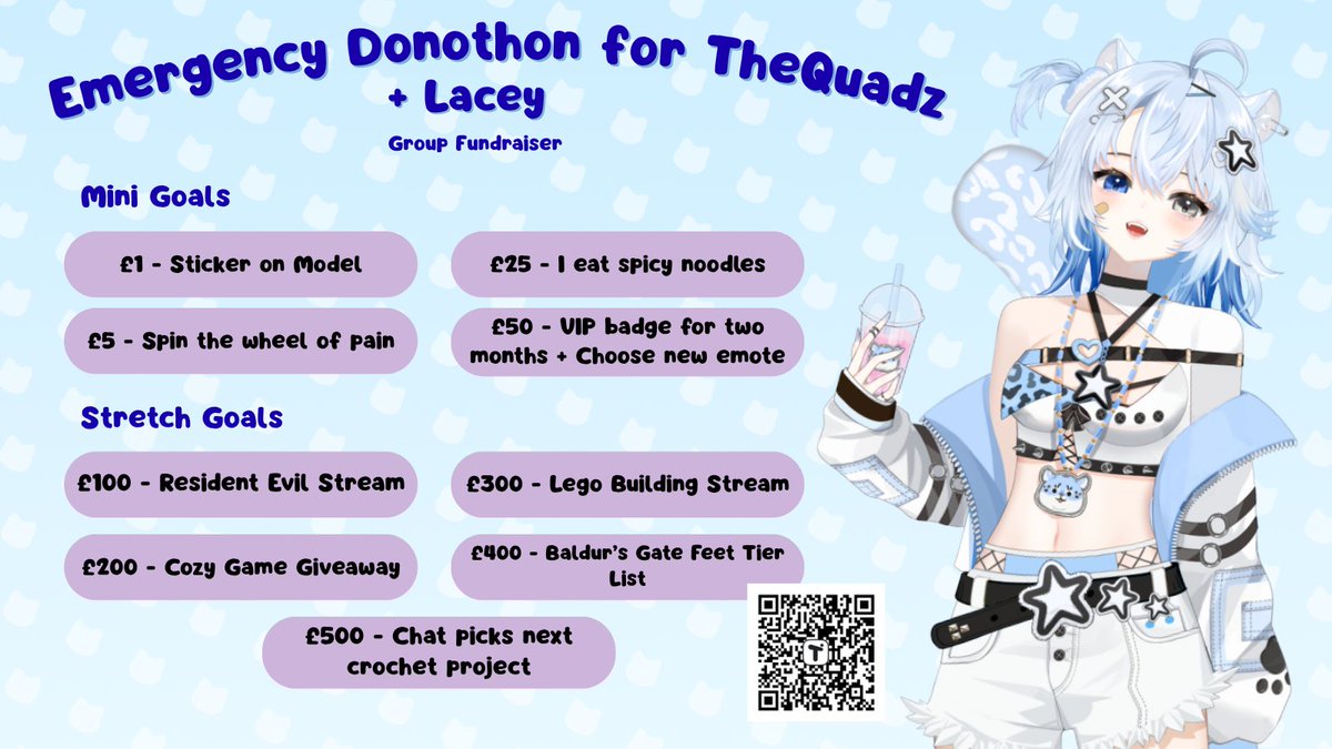 NebsVT's tweet image. Some cuties and I are hosting a donothon to help our friend @quadiaaa! After losing her job due to her disability and the injustices of the systems in place to protect her, the overwhelming cost of medical and cost of living has caused her &amp;amp; her cat, to be facing homelessness🧵⬇️