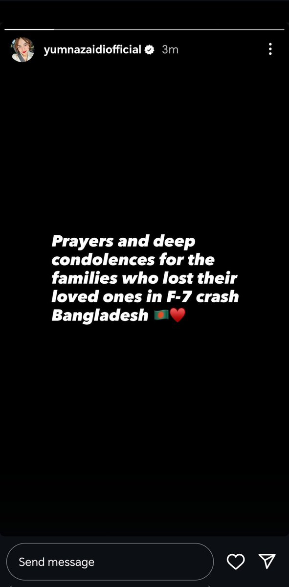 elonbaloon's tweet image. May Allah grant their families the strength and patience to endure this unimaginable pain. 
May we never have to witness such tragedy again
@yumnazaidi3 thank you for your kind words and prayers during this heartbreaking time🙏❤️‍🩹

#BangladeshPlaneCrash