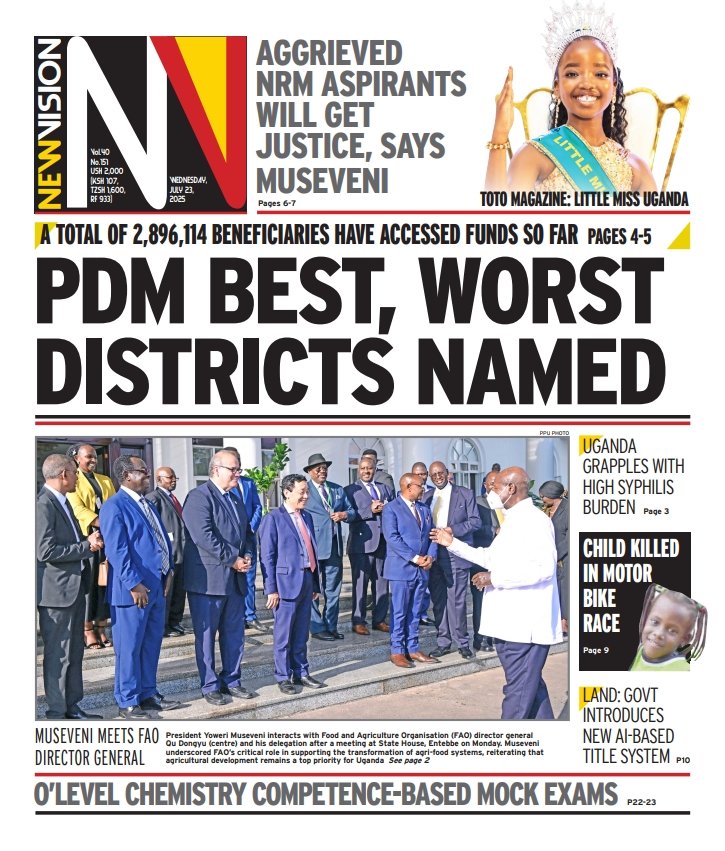 StuartYiga's tweet image. A happy #WEDNESDAY to you all!
@BarbaraKaija @nyamadon @newvisionwire @tvwestUG @MlLefranc @ArthurBaguma1 @FelixOsike @MukiibiH_NV @KCCAUG @NRMOnline @MinofHealthUG @Parliament_Ug @BugandaKingdom_ @cpmayiga @URA_CG @URAuganda @PoliceUg