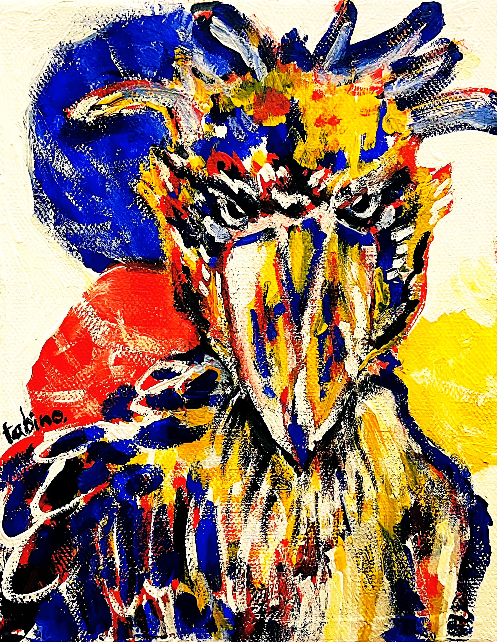 原画 鳥 ハシビロコウ #133 原画 鳥 ハシビロコウ #133-究極の品質