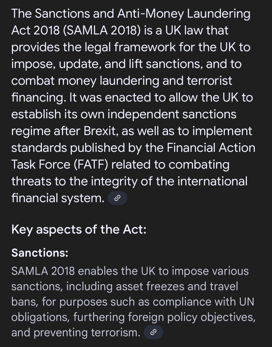 cold957's tweet image. We’ve had the sanctions and anti-money laundering act since 2018, which was borne out of Brexit and allows the government to freeze assets and sanction criminals.
Starmer, Lammy and Labour are gaslighting.
Again.