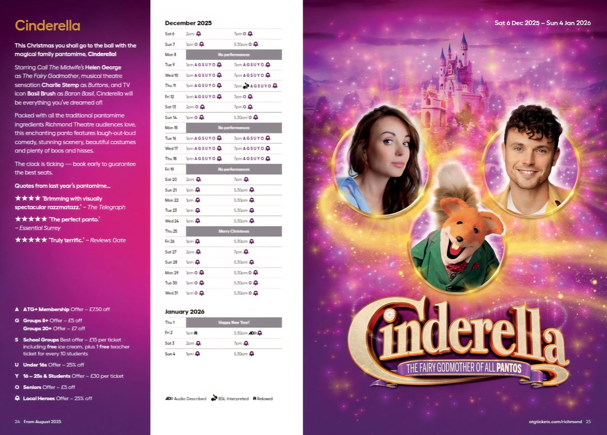 Who's off to Cinderella at <a href="/RichmondTheatre/">Richmond Theatre</a> 👠 🐭 🎃 🪩