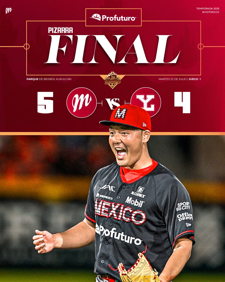 DiablosRojosMX's tweet image. La victoria es para el 17 veces campeón 🏆🙌🏻
#H1S7ORICOS🏆 | @ProfuturoMX