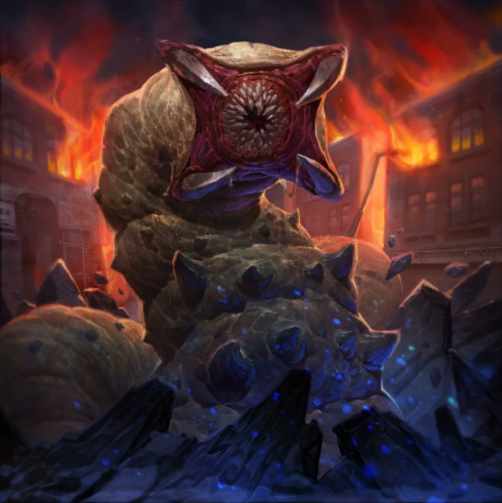 Raptar57's tweet image. Giant Infected Worm Teppen  #REBHFun