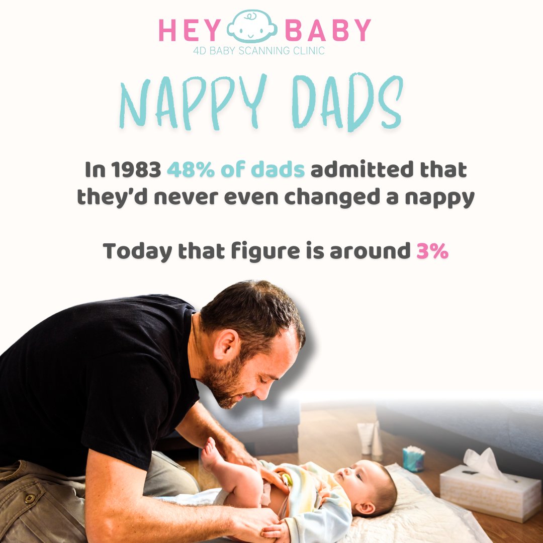 heybaby4d_hayes's tweet image. 👨‍🍼 In 1983, 48% of dads had never changed a nappy.
Today? Just 3%! 🙌
Modern dads are more hands-on than ever - and we LOVE it 💙
Here’s to shared parenting &amp;amp; bonding from the very start 💕

Book your scan online:
 📲 heybaby4d.co.uk/hayes

#HeyBaby4D #ModernDads #Fatherhood