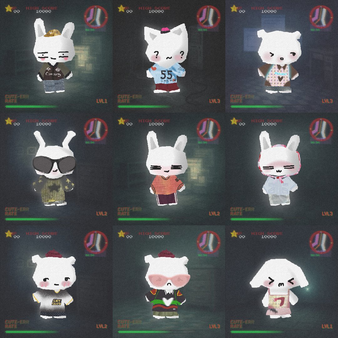 GM 🤍🐰
🚀9 days till Snuggles drop

Send a gif or emoji that reminds you of old internet 🤍📟