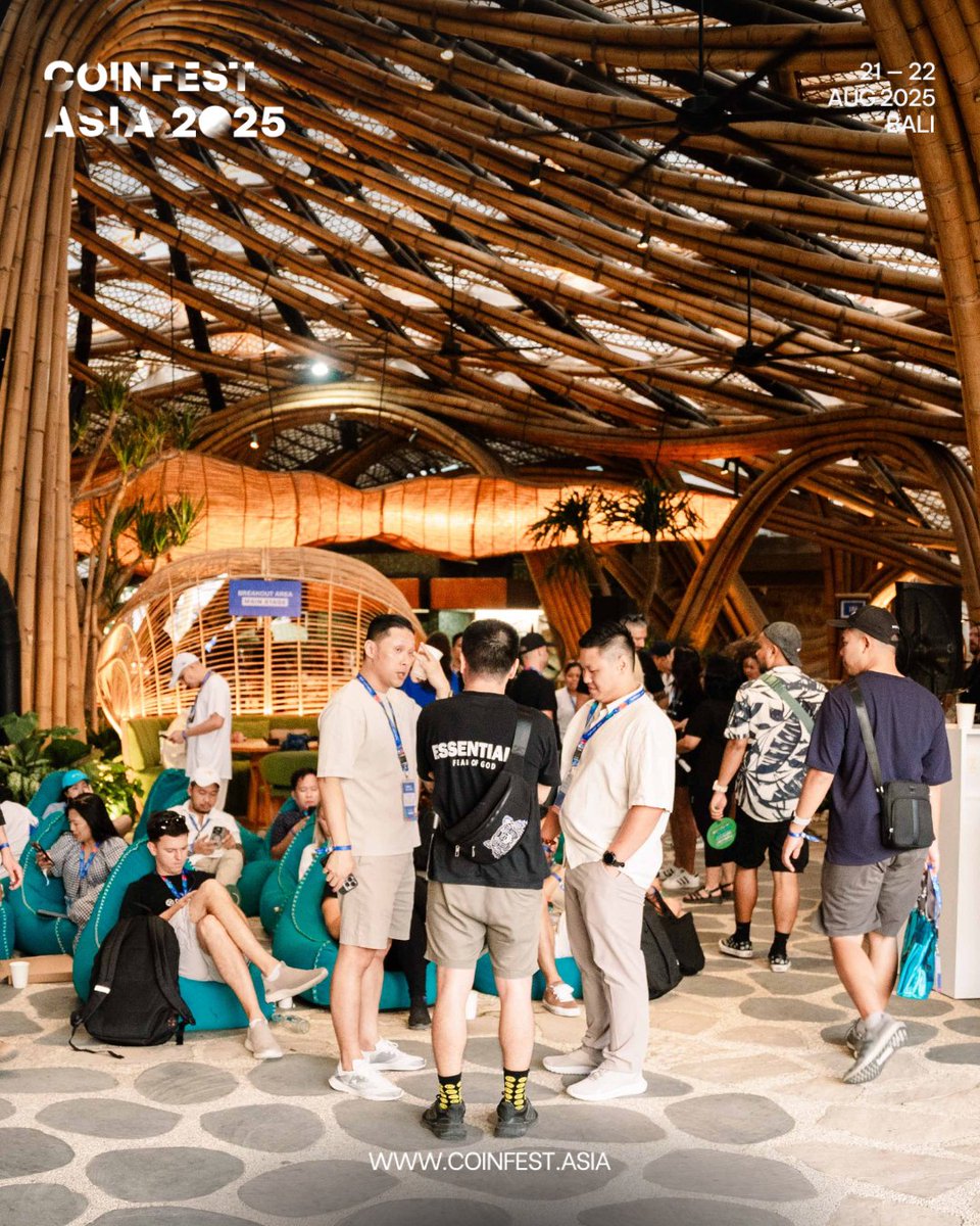 Your next investor, co-founder, user or new friends might just be sitting next to you at Coinfest Asia.

📍Nuanu City, Bali
🗓 21-22 August

Get your tickets NOW at coinfest.asia ☀️