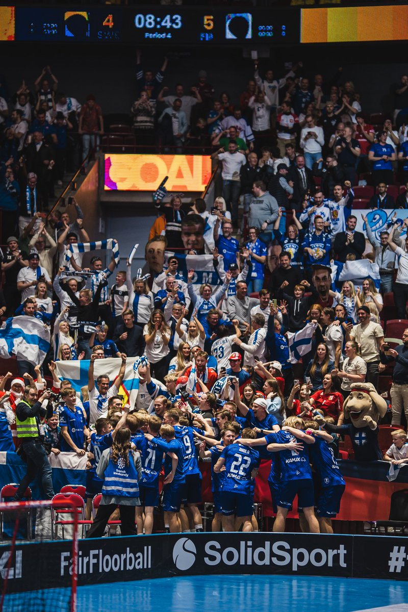 For Finns, the ultimate sports showdown is against Sweden — neighbors, former rulers, and brotherly rivals. 🇫🇮🇸🇪 While Sweden claimed victory over Finland in ice hockey, Finland made its mark by defeating them in floorball and winning the World Championship!

#GoTeamFinland