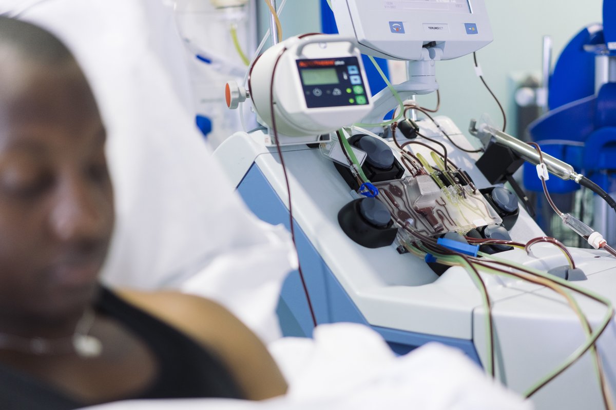 NHSBT's tweet image. 77,000 blood donors in the UK have had their blood DNA tested for the first time, in a major step towards rolling out precision matched blood more widely - a landmark change in how blood is matched. 

Full story ⬇️

#BloodDonation #NHS