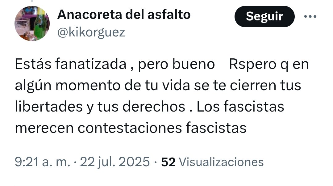 caramelitoricoa's tweet image. Lo que desean algunos hombres a las mujeres que no nos doblegamos ni nos sometemos a la imposición identitaria: que nos despojen de derechos y libertades 🙃 Pero luego las n4zis y f4scistas somos nosotras ☺️
