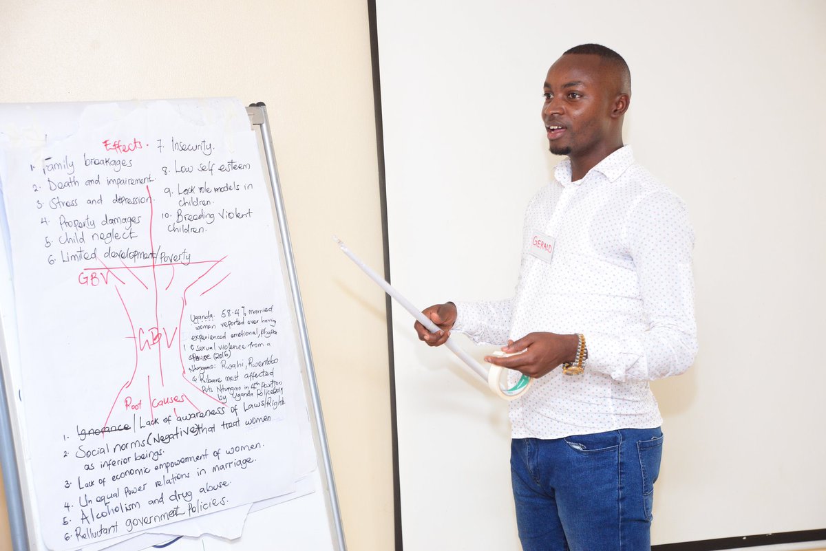 Gender based violence cases increase everyday that passes. Through our youth engagements we aim to jointly work together to solve the root causes of problem to live in peace especially during this election period in Uganda. 
#EndGBV