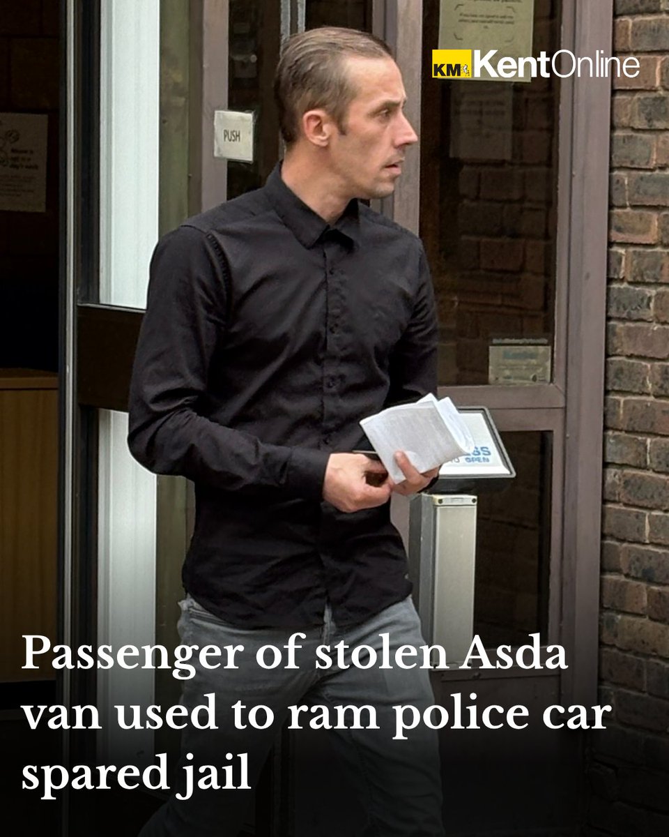 Kent_Online's tweet image. £74,000 worth of damage was caused to the van and police car
Read More here: kentonline.co.uk/medway/news/st…
