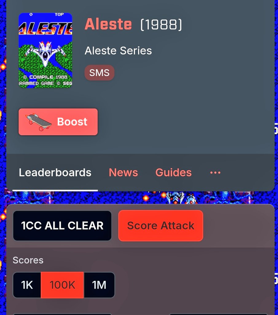 8BitBoyUK's tweet image. Ya boy beat a World Record 💪

Speedrun to 100,000 points on Aleste for the Sega Mark III 😎

Catch my video below 👍

#Sega #MasterSystem 
#SegaMarkIII #Speedrun 

youtu.be/4n5yt_d6pe0?si…