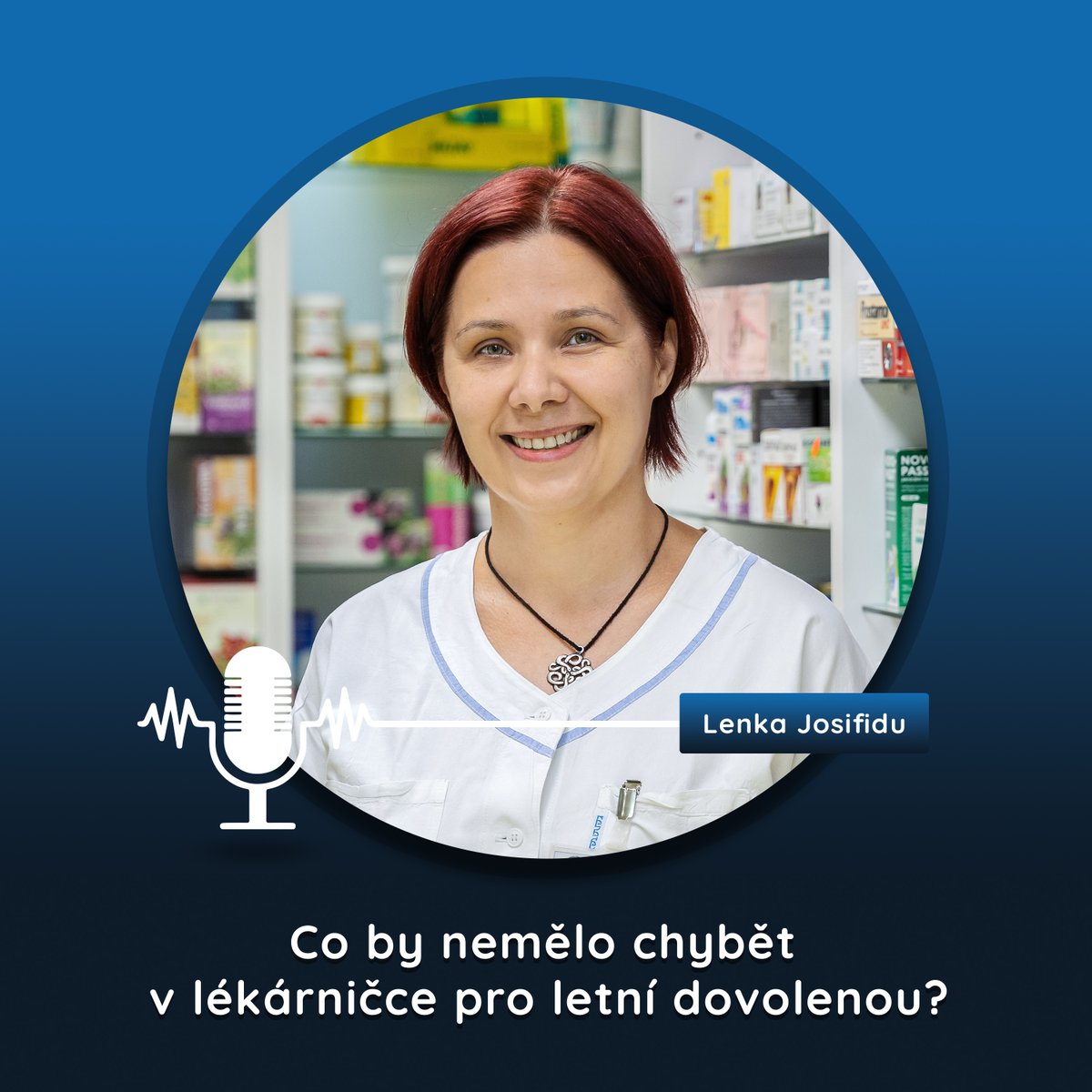 FN_Ostrava's tweet image. ⛱️Letní prázdniny zdaleka neskončily a řada lidí se na dovolenou teprve chystá. Podceňovat by přitom neměli vybavení lékárničky.
💊Farmaceutická asistentka Lékárny @FN_Ostrava🏥 Lenka Josifidu vám v dalším podcastu ostravské fakultní nemocnice poradí, co by v takové lékárničce…