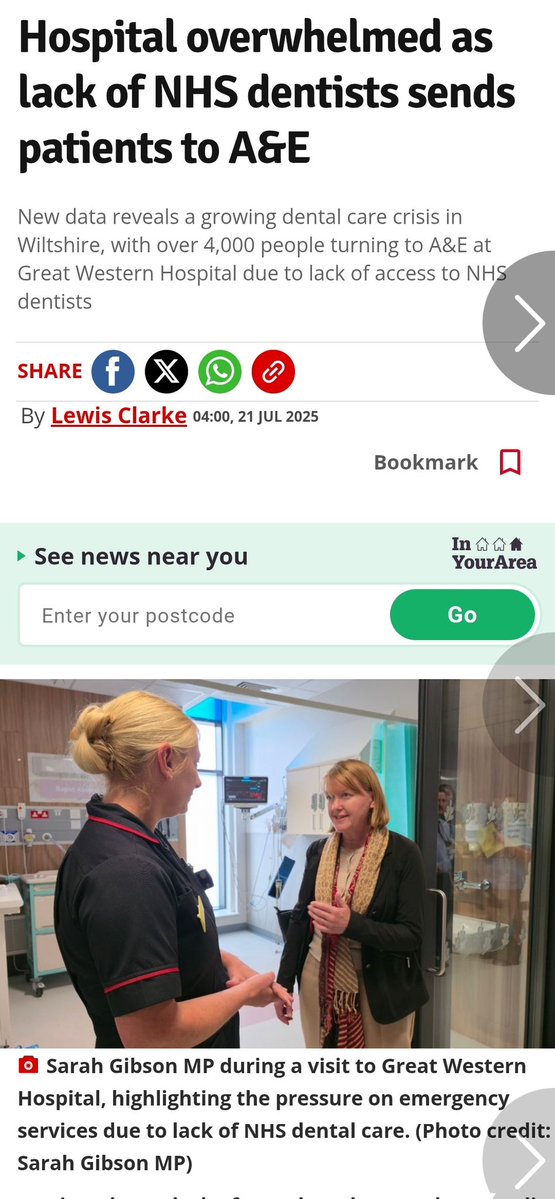 NHSActivistRN's tweet image. The crisis in Dentistry is adding to the crisis in A&E.
Do we think the government's 10 year plan will begin to address the serious issues in UK Dentistry?
#NHS
