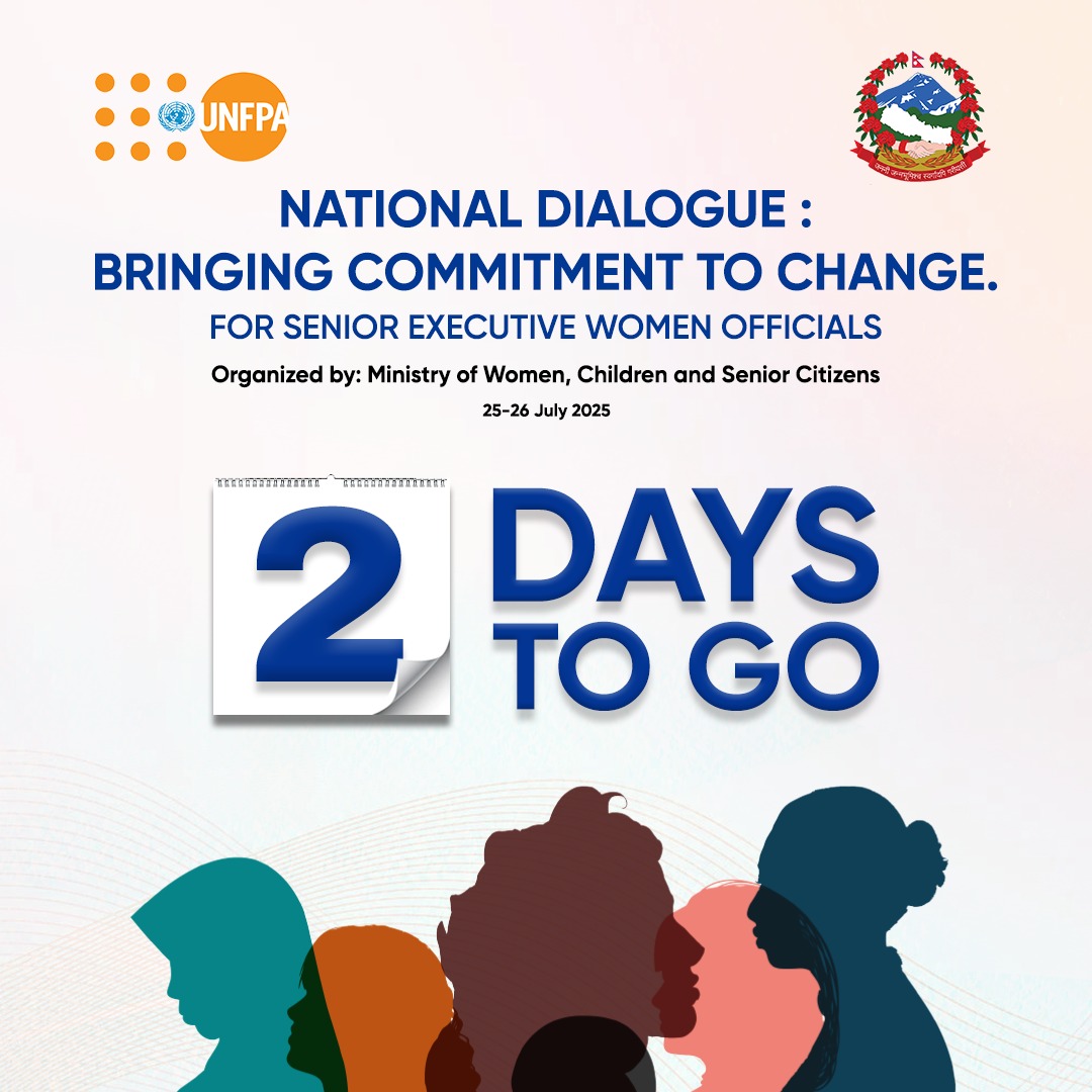 UNFPANepal's tweet image. 2 days to go.
Senior women officials in #Nepal gather this Friday for the National Dialogue on leadership and accountability.
Watch this space for updates.