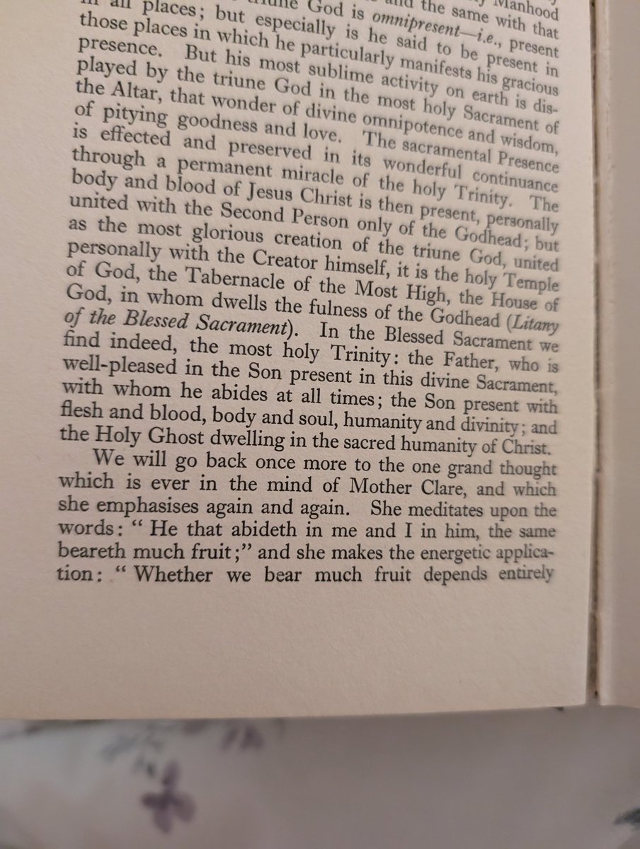 englandthydowry's tweet image. Beautiful words from Mother Clare Fey on abiding in Our Lord.