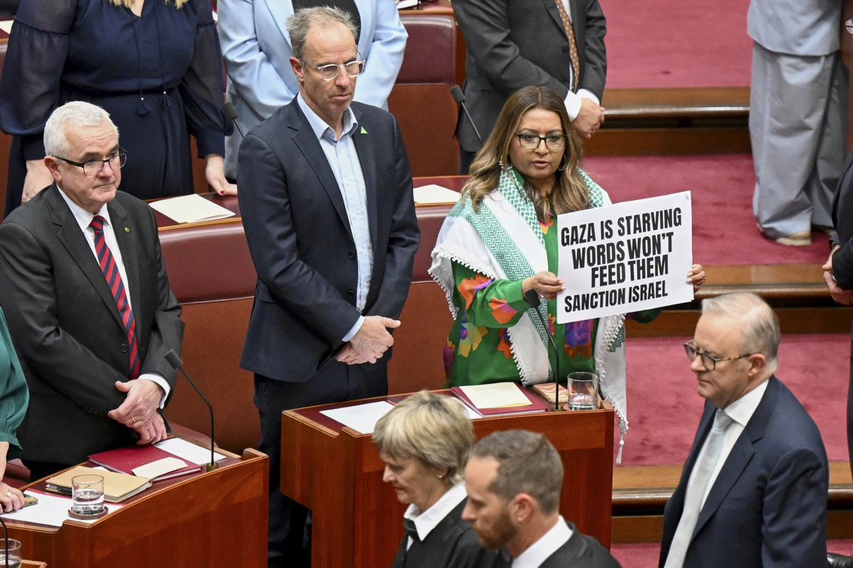 Jenny Frecklington-Jones OnBlueSkySocialAlso (@joneshowdareyou) on Twitter photo The Australian Federal Parliament is a place where racists who turn their backs on a First Nations 'Welcome to Country' ceremony is greeted with silence but daring to protest Israel's genocide of Palestinians will attract an official censure.
Right, <a href="/SenatorWong/">Senator Penny Wong</a>? #FuckYou The Australian Federal Parliament is a place where racists who turn their backs on a First Nations 'Welcome to Country' ceremony is greeted with silence but daring to protest Israel's genocide of Palestinians will attract an official censure.
Right, <a href="/SenatorWong/">Senator Penny Wong</a>? #FuckYou