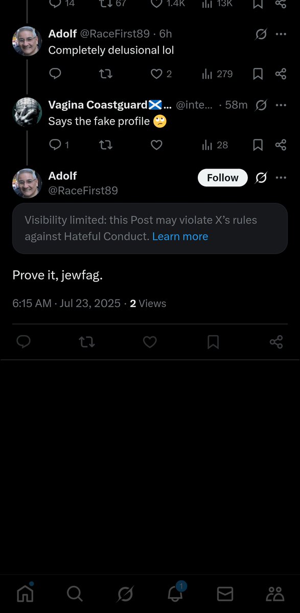 intergeri's tweet image. Nice people these GCs.
@RaceFirst89 I'm neither jewish, male or homosexual.