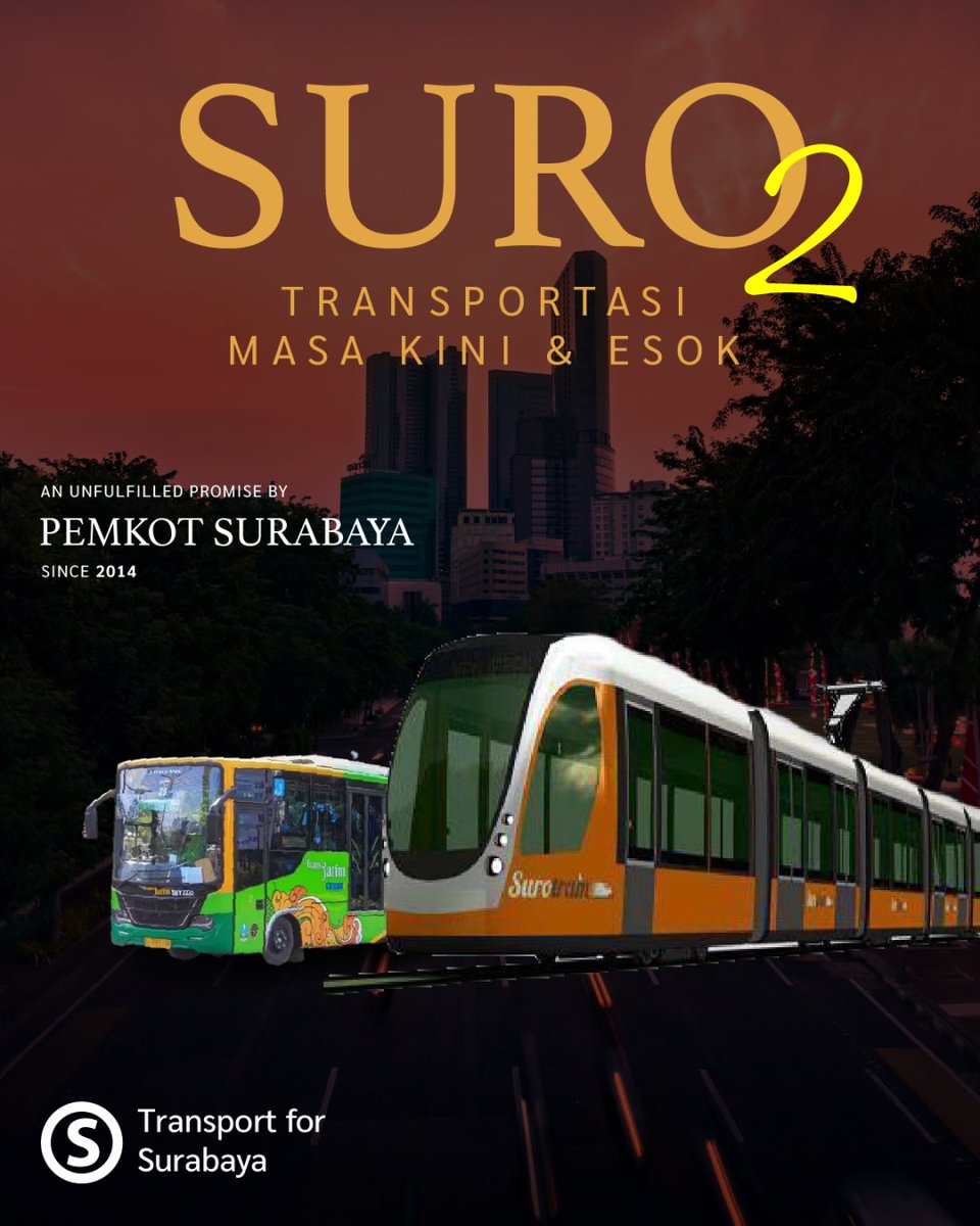 Suro vol. 2
A series by Transport for Surabaya 

Tak cukup doorama satu episode, kali ini transmin merangkum berbagai update dari pemerintah kota ini. Organisasi yang menaungi angkot saja klaim mau kok ada Trans Jatim, jadi sebenernya pemkot mau membela siapa gerangan?

Selain