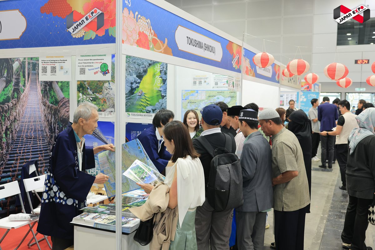JAPANEXPO_MLY's tweet photo. 🏞️Travel &amp; Prefecture @ Japan Expo Malaysia 2025 in Hall 1, Kuala Lumpur Convention Centre!

Uncover the hidden gems and lesser-known destinations that showcase the true heart of Japan.

#japanexpomalaysia2025 #gyucreative #siamconnection #alljapanevent #japanexpo https://t.co/O9OSIH5axb