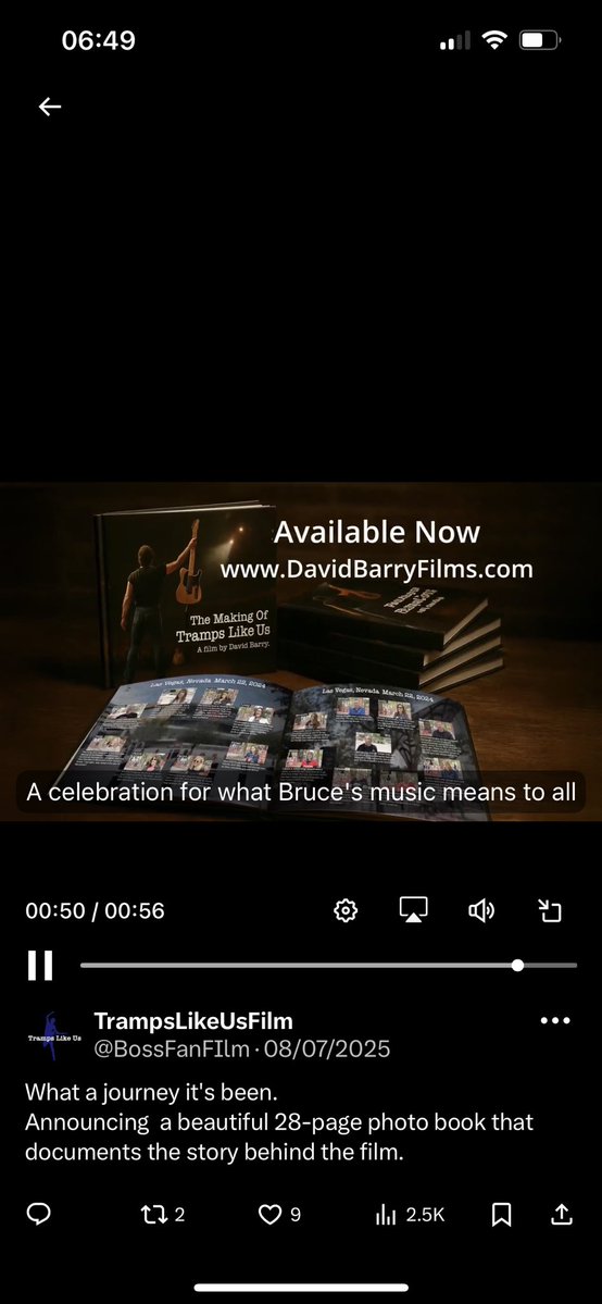 BrianHayes757's tweet image. My copy of the Tramps Like Us book arrived this morning. Thank you for your service David 👏🎸👏🎸👏 @BossFanFIlm @springsteen