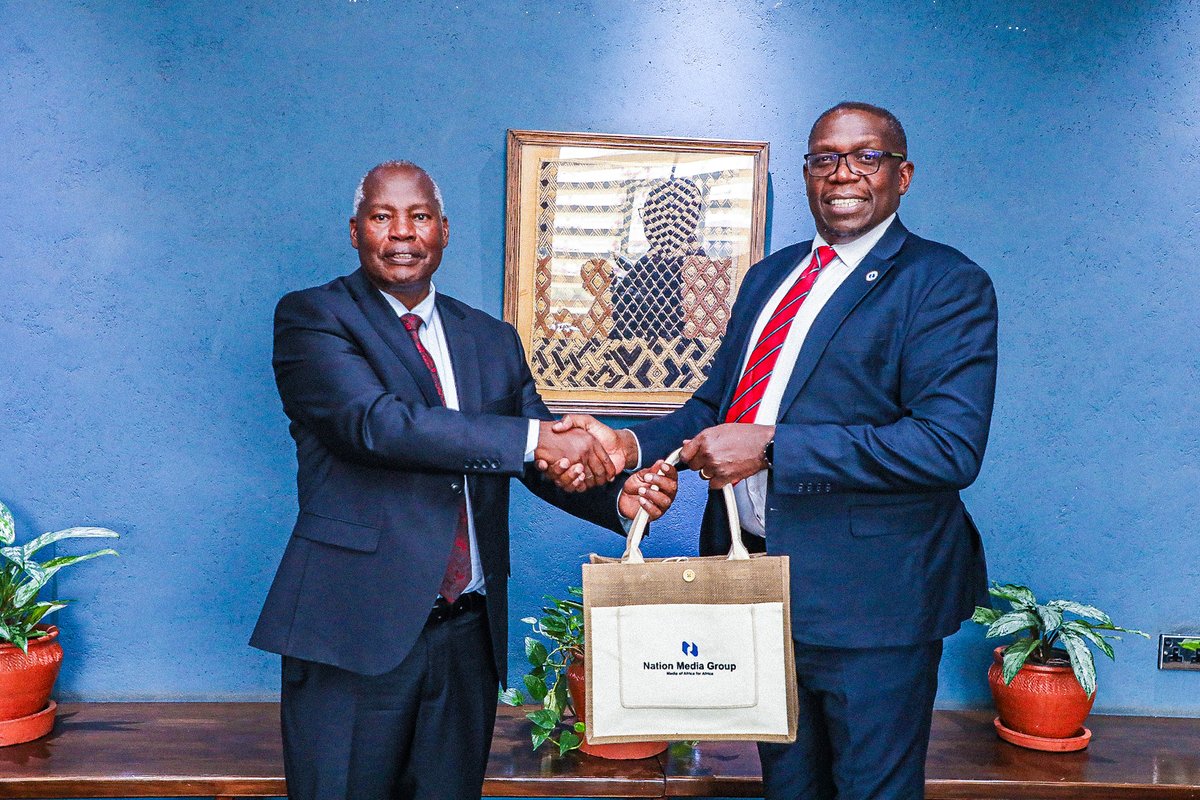 NationMediaGrp's tweet image. Yesterday, our Group Managing Director and CEO, Geoffrey Odundo hosted a delegation from the Institute of Directors Kenya led by Chairman, Dr. Nelson Kuria and CEO, Prof. Charles Mayaka. They discussed collaboration opportunities particularly in empowering leaders, enhancing…