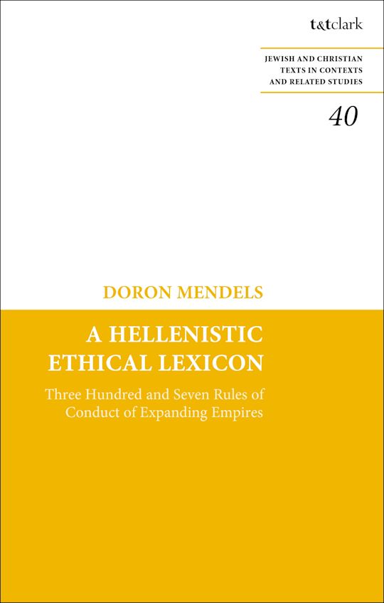 tandtclark's tweet image. A Hellenistic Ethical Lexicon by Doron Mendels identifies 300 rules/codes of conduct for international relations in the Hellenistic period, against the background of early Christianity and Judaism.
Learn more: bit.ly/46OdEiG