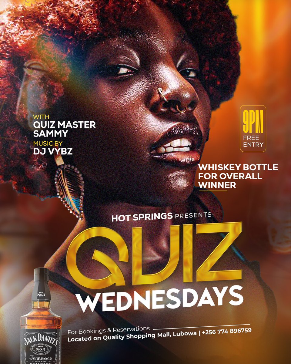 HSLUBOWA's tweet image. Hey you it’s quiz time☺️
Join us for a night of questions,laughs and rewards at @HSLUBOWA at 9pm.
Don’t miss out